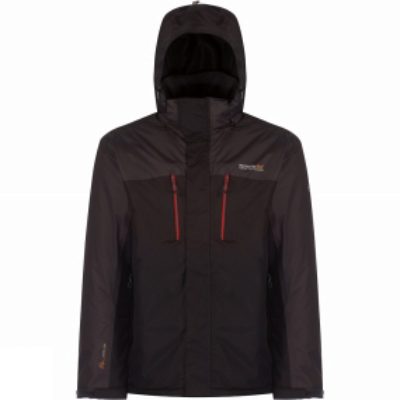 Regatta Mens Fabens Jacket Black/Ash